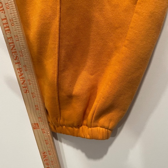 Nike Orange Sweatpants Joggers Mens XL Loose Fit Cotton Blend Athletic - Picture 4 of 8